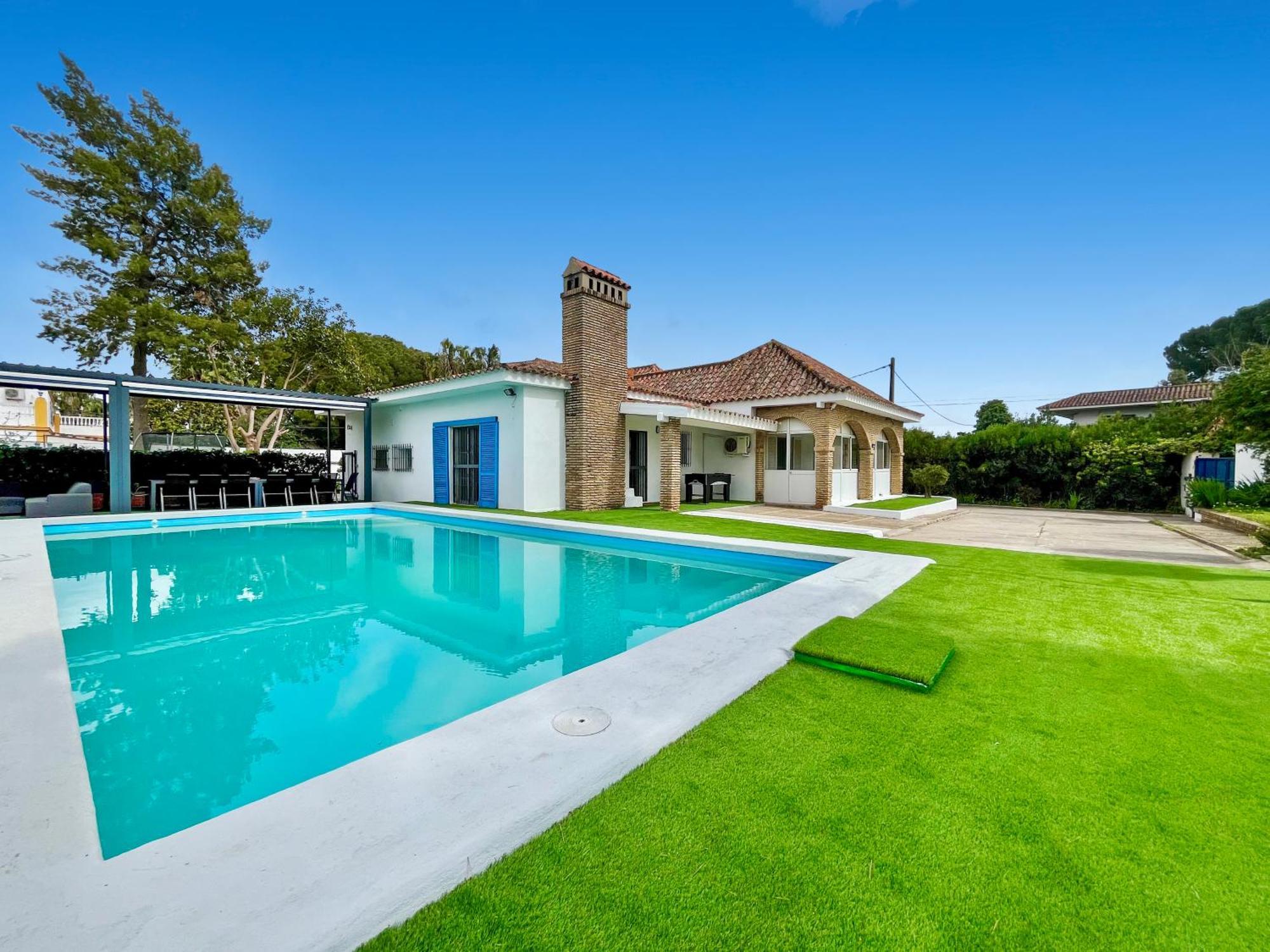 Villa San Patricio I Piscina Privada I Jacuzzi Spa I Bbq I Ps5 I Aire Acon I 3000M2 I 5Min-Centro Jerez de la Frontera Zewnętrze zdjęcie