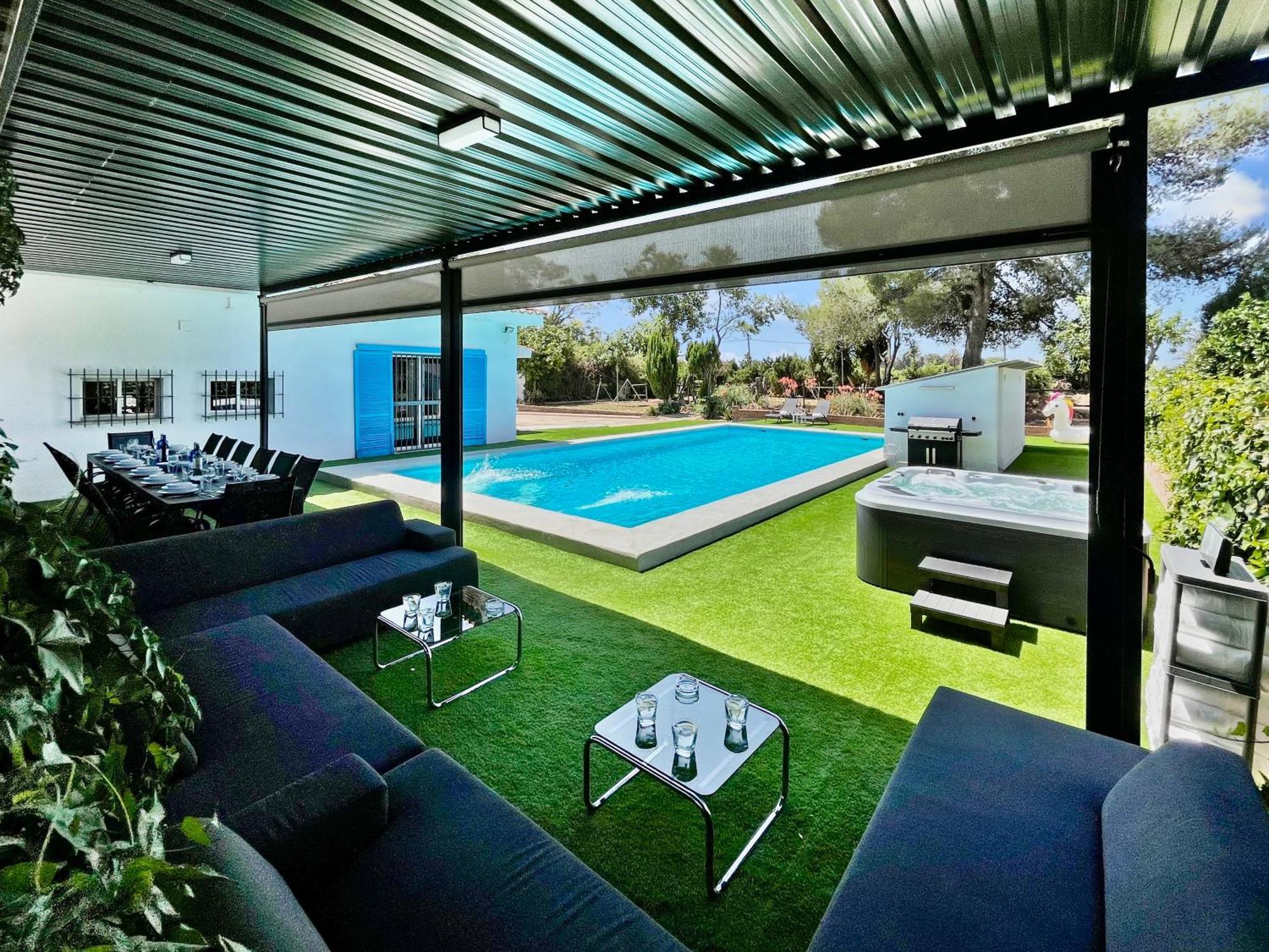 Villa San Patricio I Piscina Privada I Jacuzzi Spa I Bbq I Ps5 I Aire Acon I 3000M2 I 5Min-Centro Jerez de la Frontera Zewnętrze zdjęcie